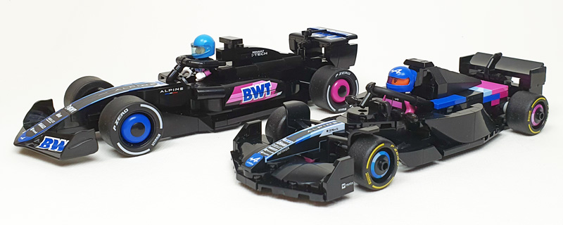 COBI 1684 LEGO 77248 Formel 1 Vergleich gebaut