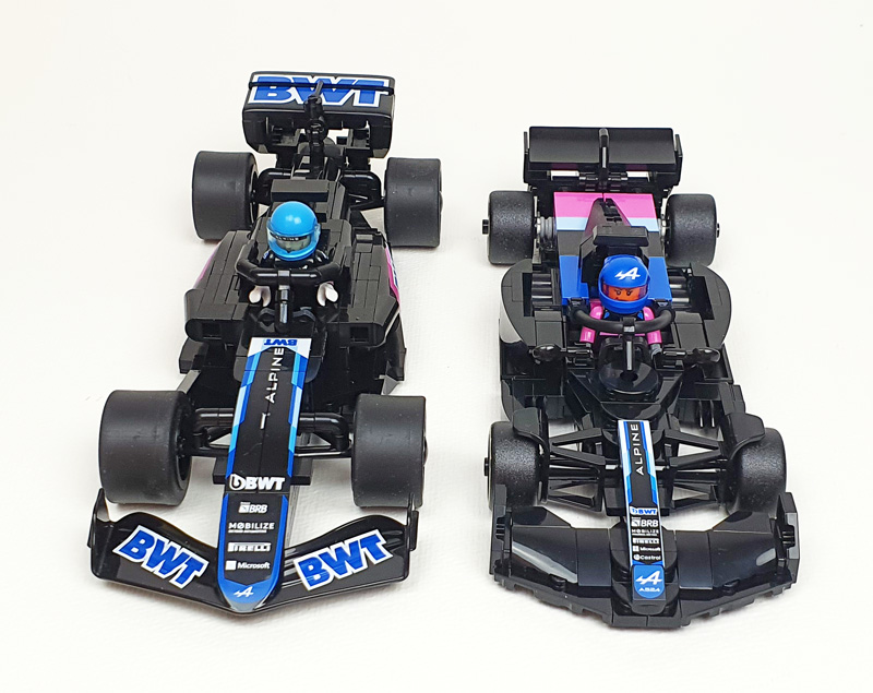 COBI 1684 LEGO 77248 Formel 1 Vergleich gebaut