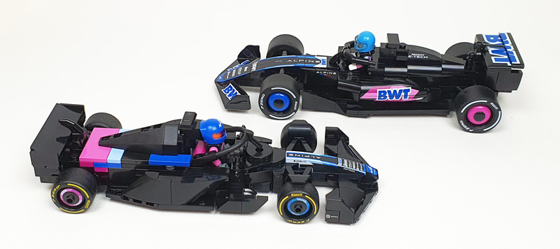 COBI 1684 LEGO 77248 Formel 1 Vergleich gebaut