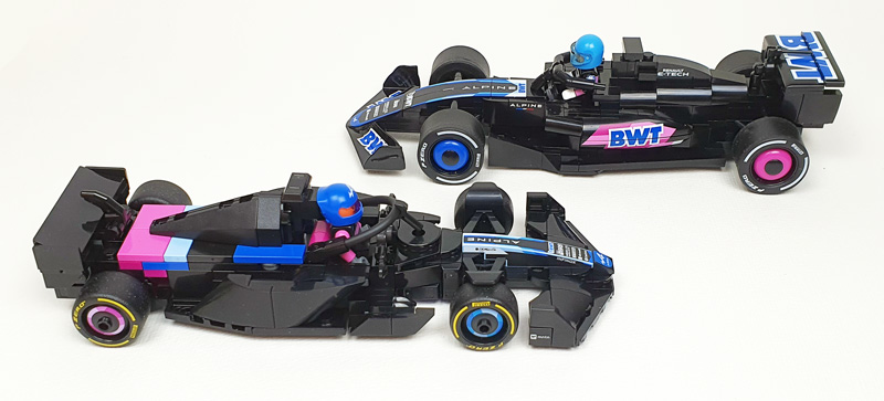 COBI 1684 LEGO 77248 Formel 1 Vergleich gebaut