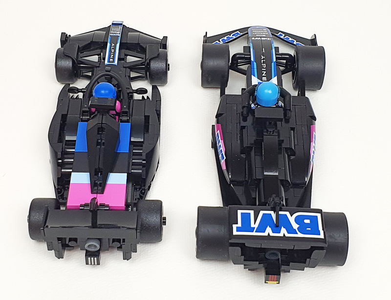 COBI 1684 LEGO 77248 Formel 1 Vergleich gebaut