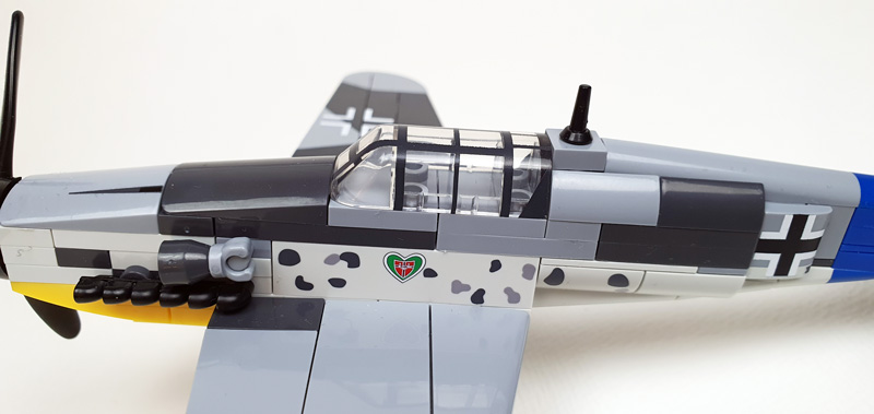 COBI Messerschmitt BF 109 G aufgebaut