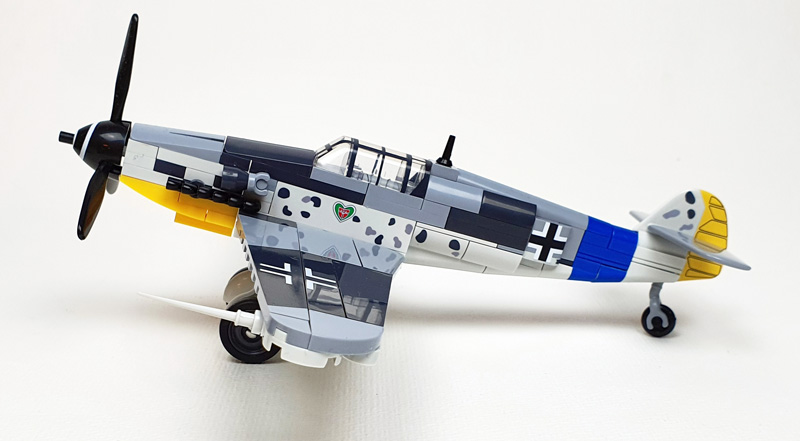 COBI Messerschmitt BF 109 G aufgebaut