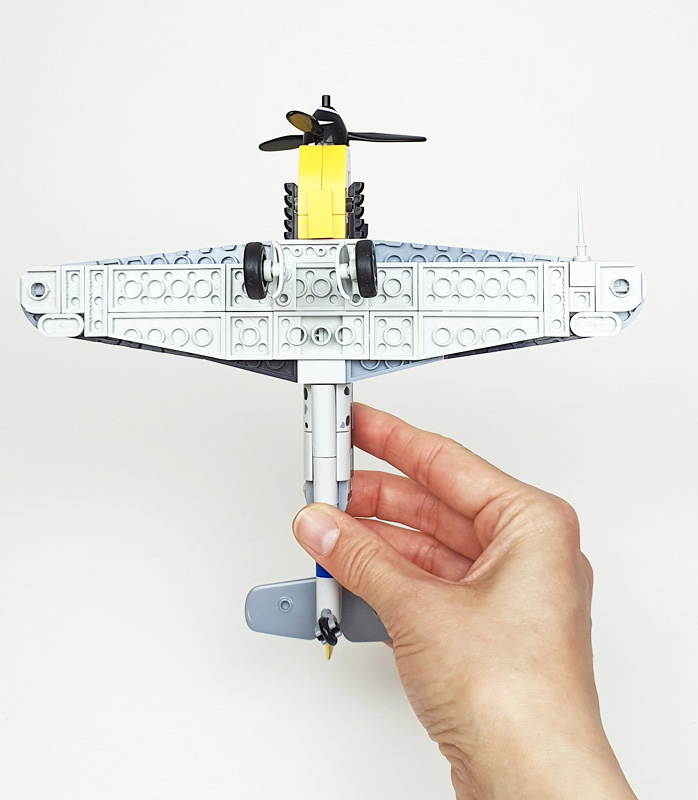 COBI Messerschmitt BF 109 G aufgebaut