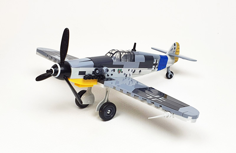 COBI Messerschmitt BF 109 G aufgebaut