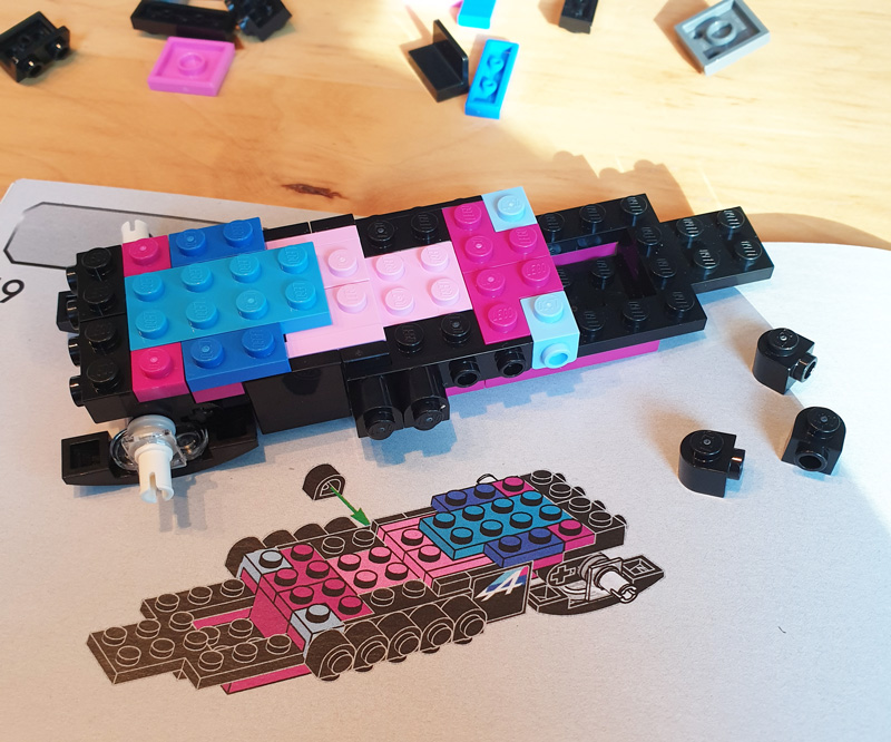 LEGO 77248 Formel 1 BWT Aufbau