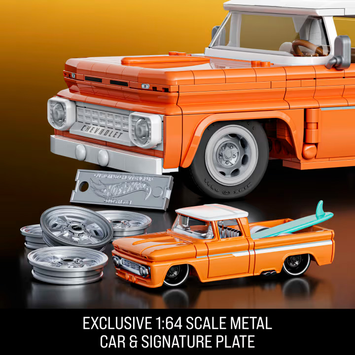 Mattel Brick Shop Hot Wheels JFT20 Custom ’62 Chevy Pickup