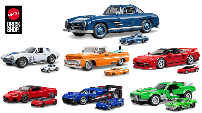 Mattel Brick Shop Hot Wheels Neuheiten 2025 Titel
