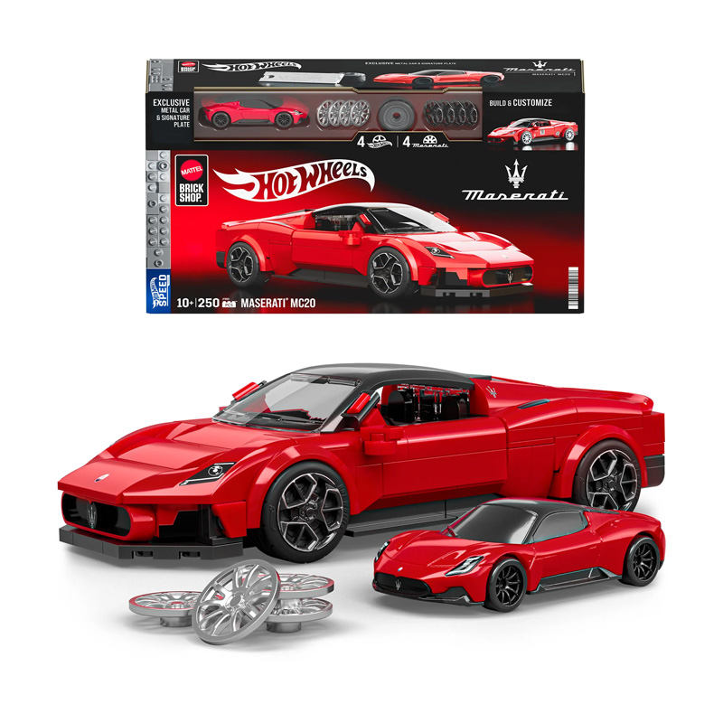 Mattel Brick Shop Hot Wheels JFR90 Maserati MC20