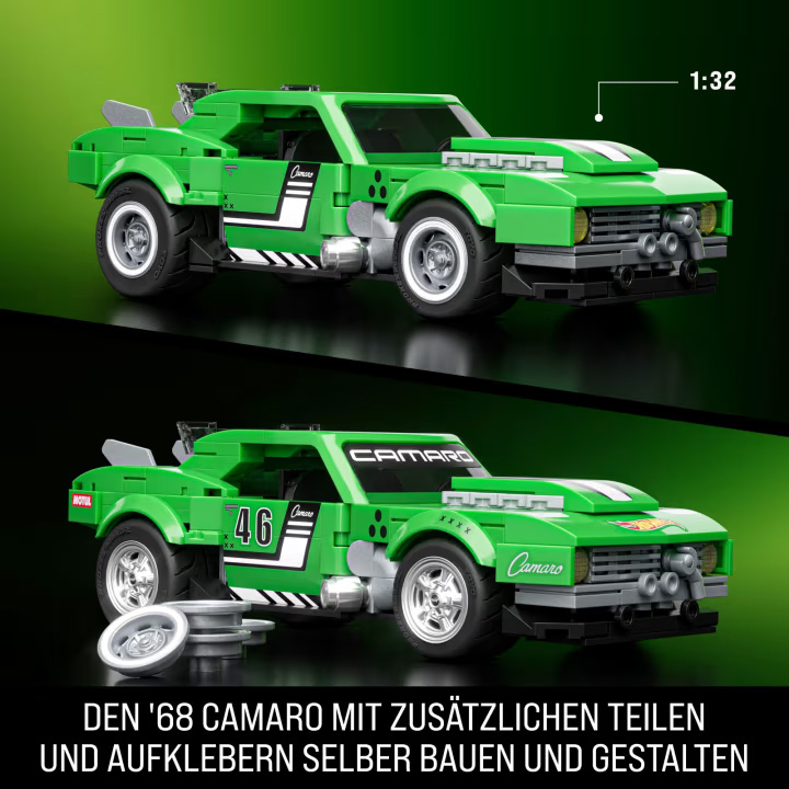 Mattel Brick Shop Hot Wheels JFT16 Custom ’68 Camaro