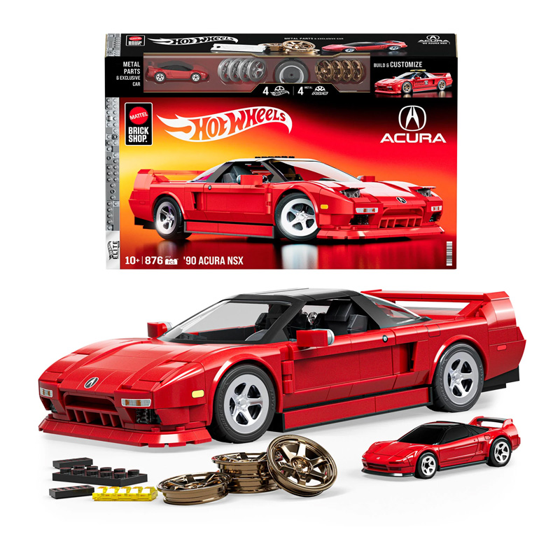 Mattel Brick Shop Hot Wheels JFT17 ’90 Acura NSX