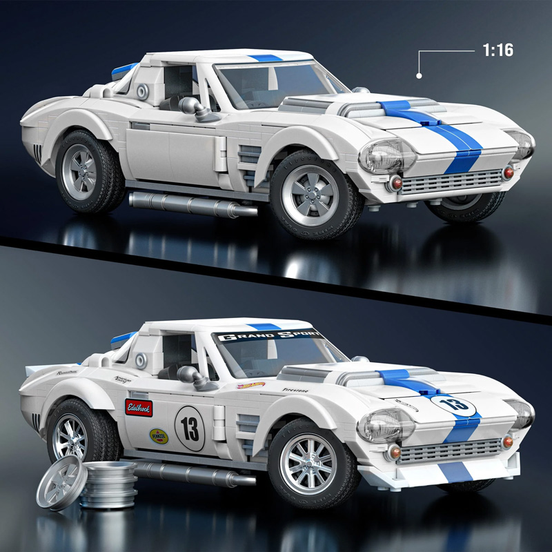Mattel Brick Shop Hot Wheels JGR31 Corvette Grand Sport