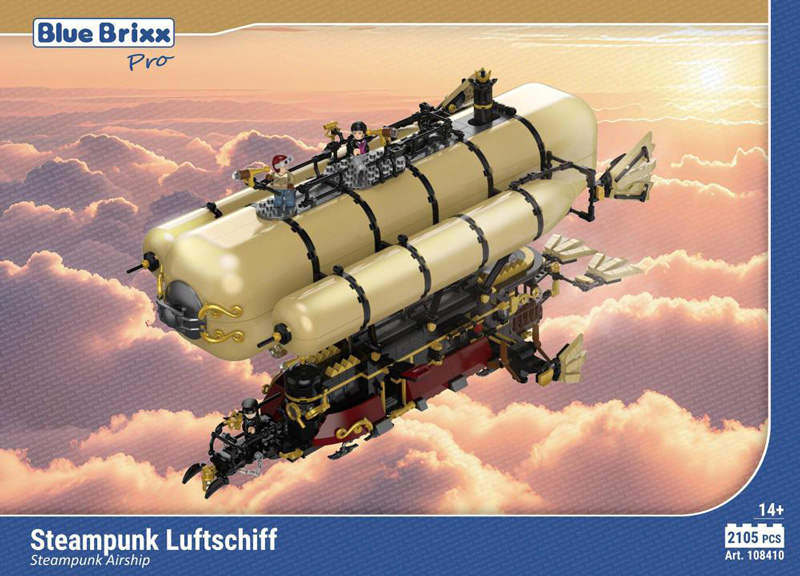 Bluebrixx Steampun Luftschiff 108410