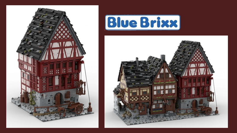 Bluebrixx Mittelalterlicher Straßenzug 109011 Titel
