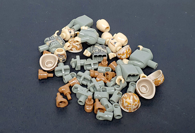 COBI Iwo Jima Minifiguren Aufbau 2059