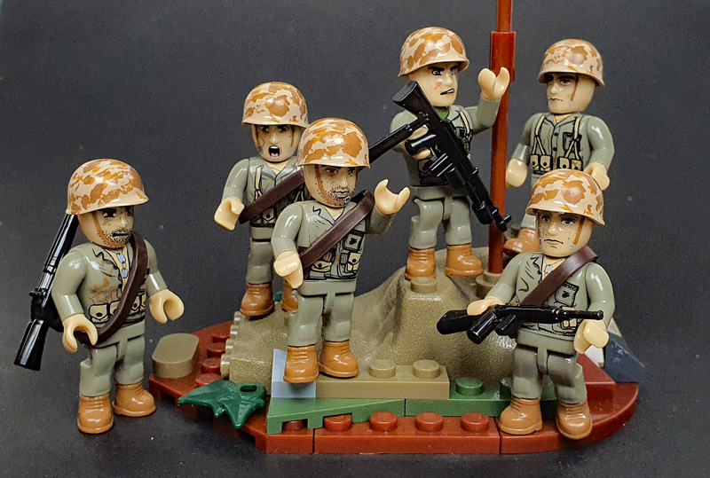 COBI Iwo Jima Minifiguren komplett 2059