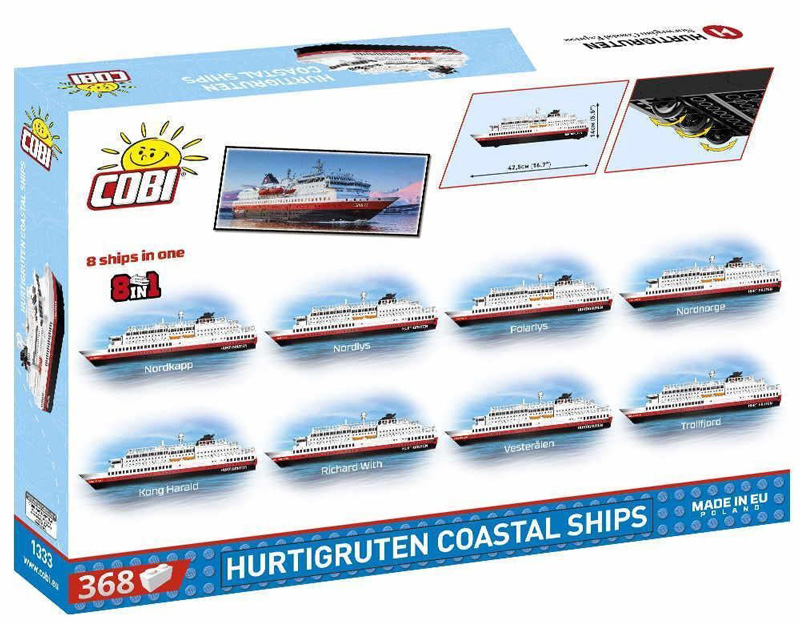 COBI 1333 Hurtigruten Box