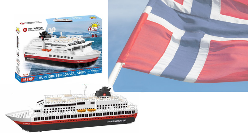 COBI 1333 Hurtigruten Titel