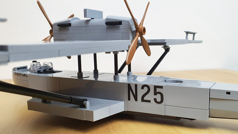 1384 COBI Dornier Do J Wal Amundsen N-25 Set gebaut