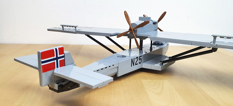 1384 COBI Dornier Do J Wal Amundsen N-25 Set gebaut