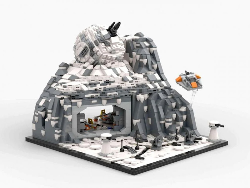 Modbrix 108316 Rebellenbasis auf dem Eisplaneten