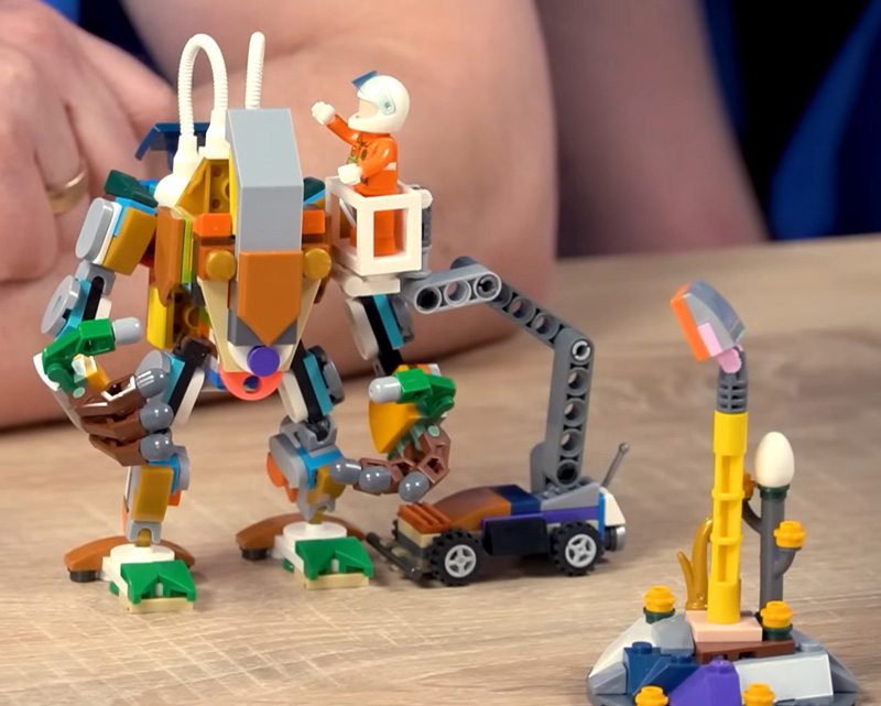 BlueBrixx Space Serie Kinder Weltraum Mech