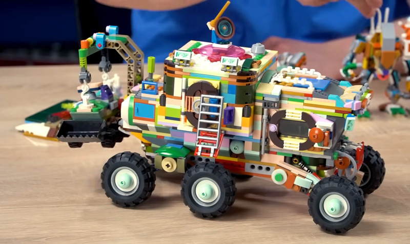 BlueBrixx Space Serie Kinder Weltraumrover