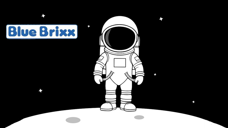 BlueBrixx Space Serie Kinder Titel