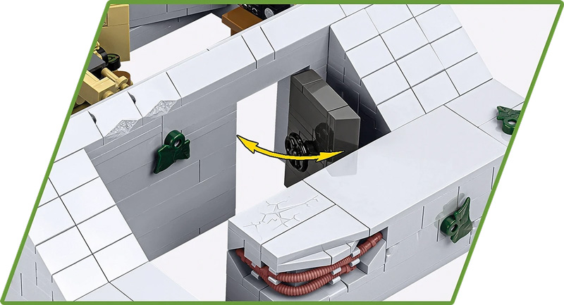 COBI 3136 German Bunker Regelbau 667 Detail