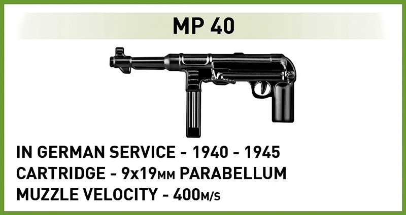 COBI 3136 German Bunker Regelbau 667 Waffen