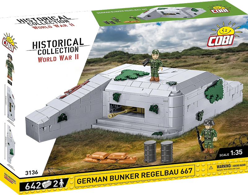 COBI 3136 German Bunker Regelbau 667 Box