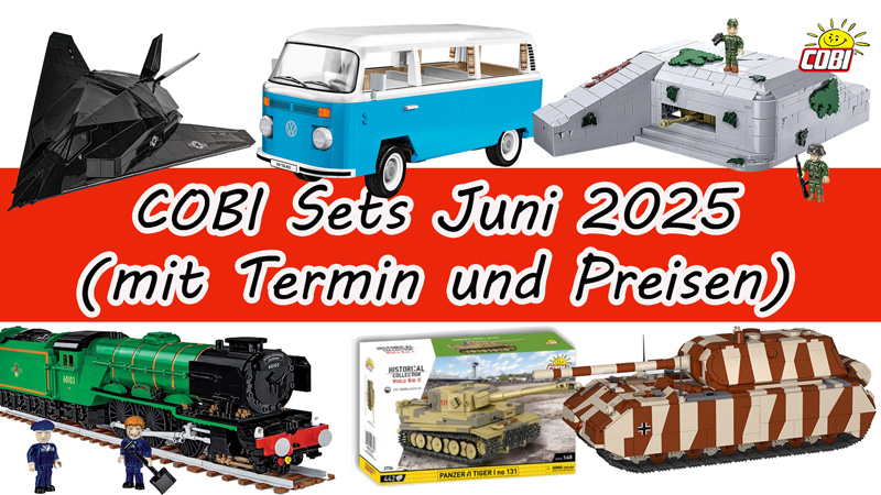 COBI Neuheiten Juni 2025 Titel