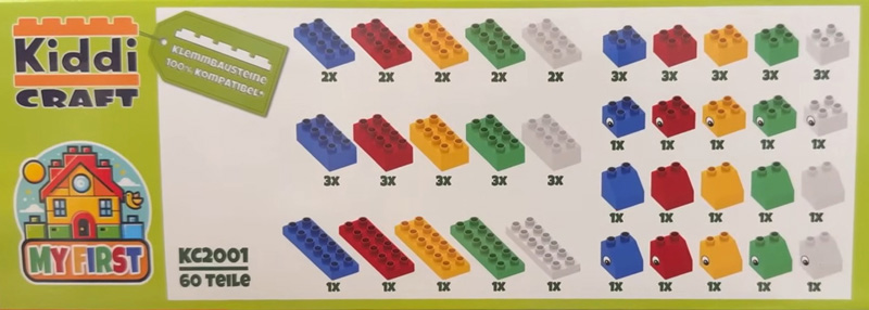 Kiddicraft KC2001 Basic Box Teile