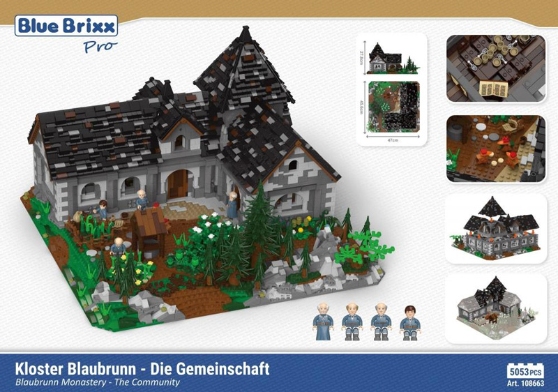 BlueBrixx 108663 Kloster Blaubrunn - Die Gemeinschaft
