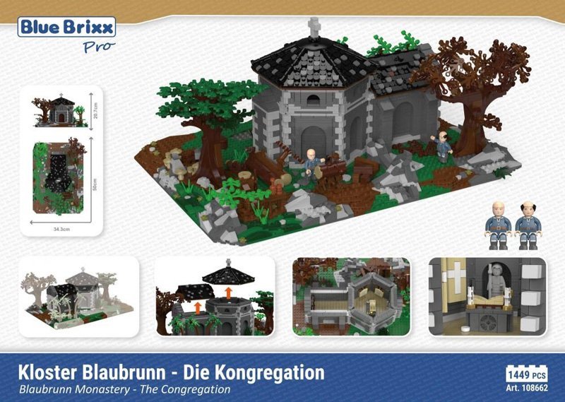 Bluebrixx BlueBrixx 108662 Kloster Blaubrunn - Die Kongregation