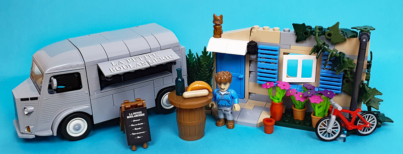 COBI 24633 Citroën Type H La Petite Boulangerie gebaut gesamt