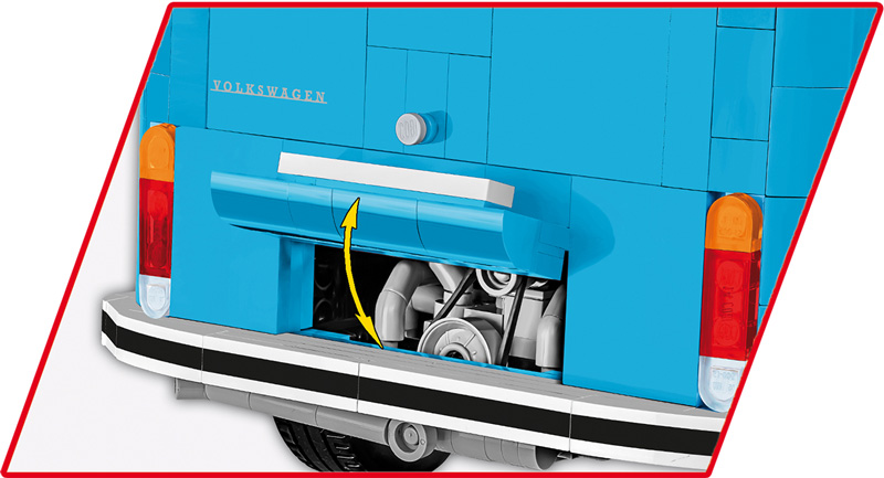 COBI 24362 Volkswagen T2bBus Detail