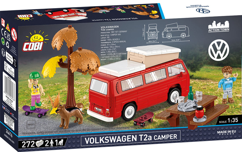 COBI 24616 Volkswagen T2A Camper