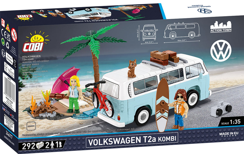 COBI 24617 Volkswagen T2a Kombi Box