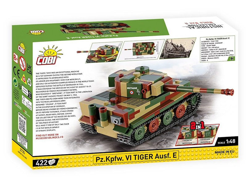 COBI 2735 Pz.Kppfw. VI Tiger Ausf. E