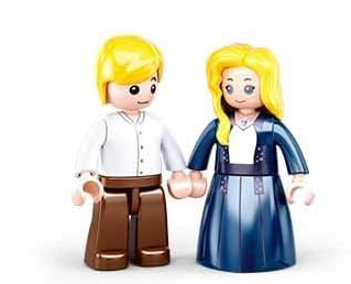 Sluban M38-B0835 Titanic: Medium-Modell Figuren