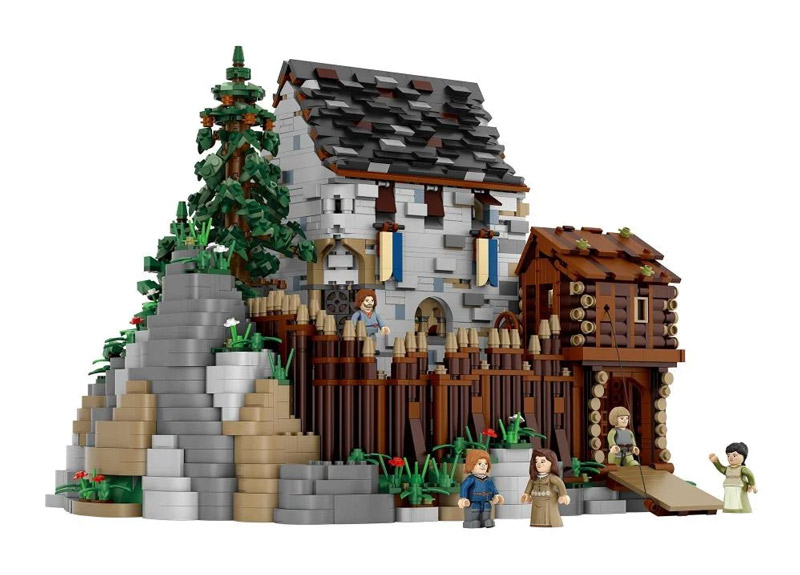 Bluebrixx Burg Blaustein Mini Blocks 108628