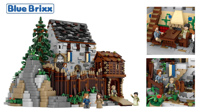 Bluebrixx Burg Blaustein Mini Blocks 108628 Titel