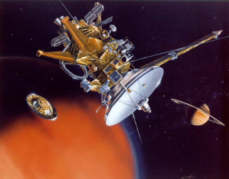 BlueBrixx 109037 Cassini-Huygens Raumsonden Original