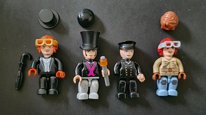 Bluebrixx Steampunk Helidroschke Figuren