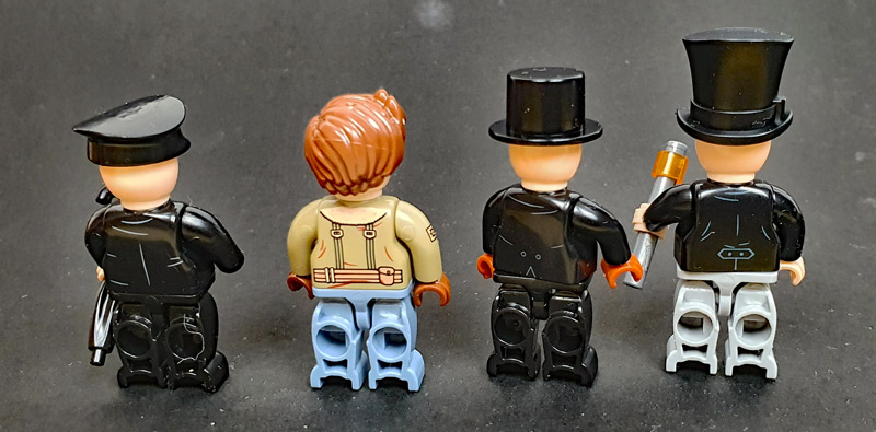 Bluebrixx Steampunk Helidroschke Figuren