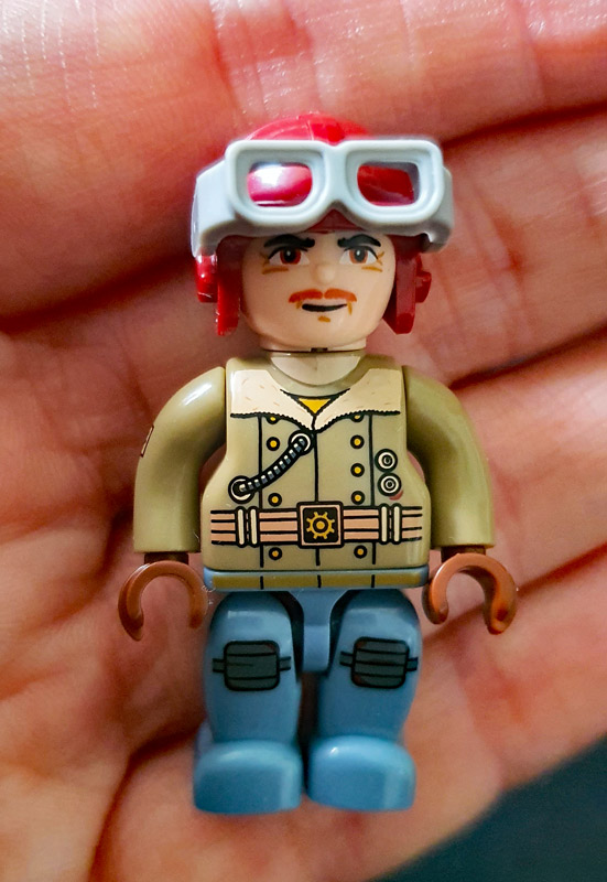 Bluebrixx Steampunk Helidroschke Figuren