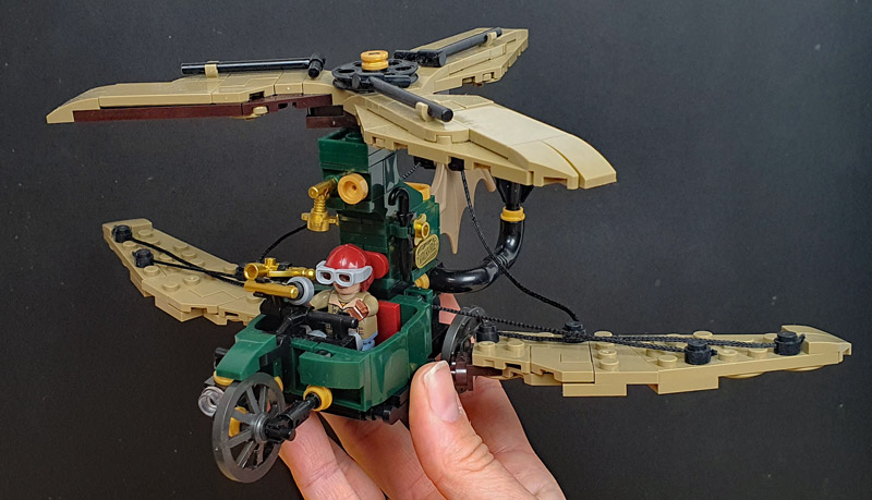 Bluebrixx Steampunk Helidroschke gebaut
