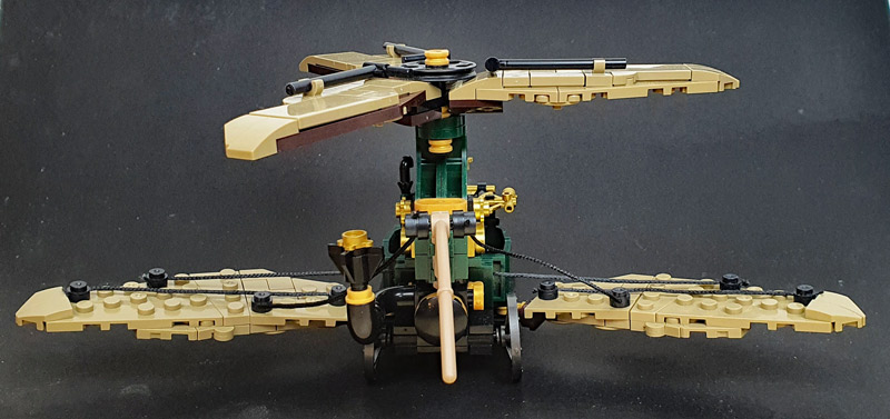 Bluebrixx Steampunk Helidroschke gebaut