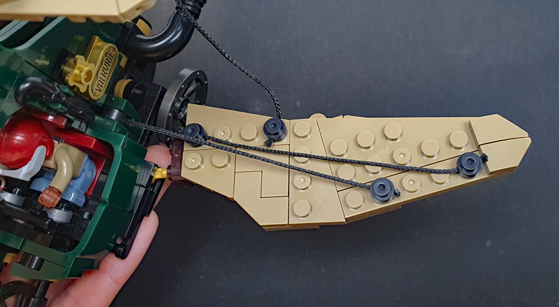 Bluebrixx Steampunk Helidroschke gebaut